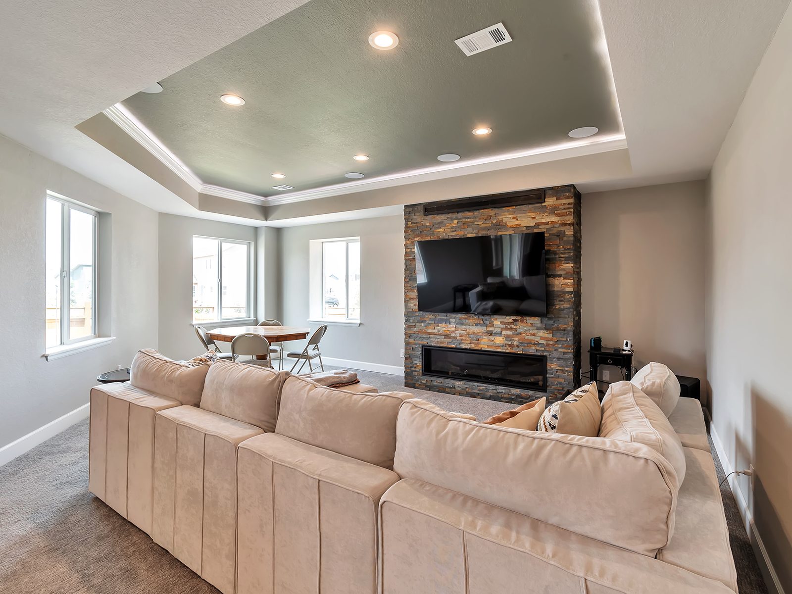 Stone Fireplace Lounge